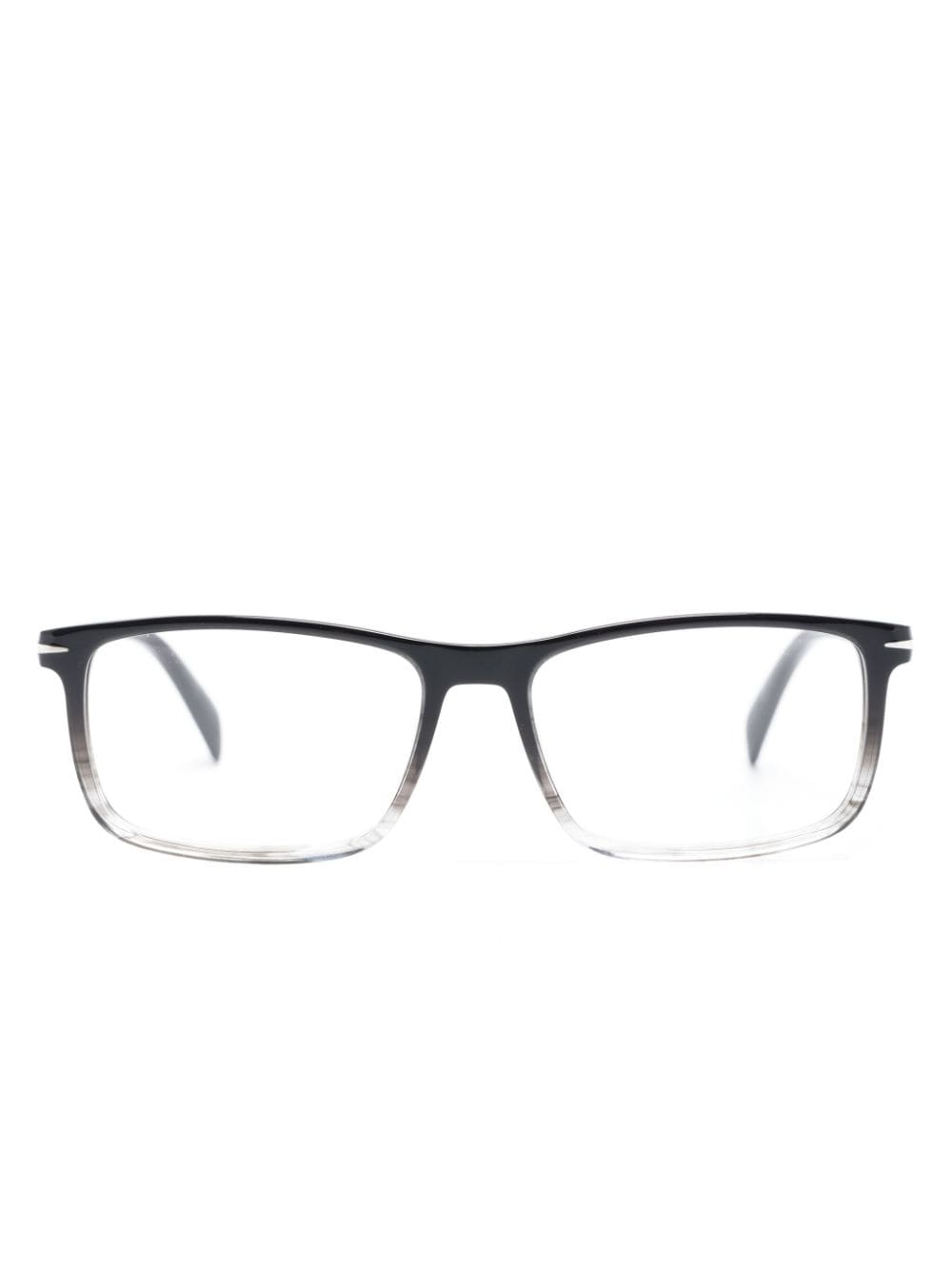 Eyewear by David Beckham two-tone rectangle-frame glasses - Black von Eyewear by David Beckham