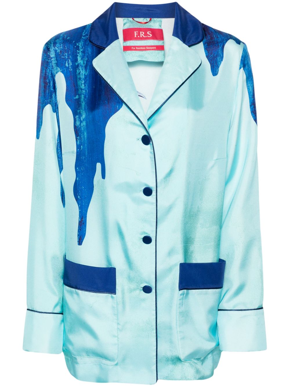 F.R.S For Restless Sleepers Asia silk blazer - Blue von F.R.S For Restless Sleepers