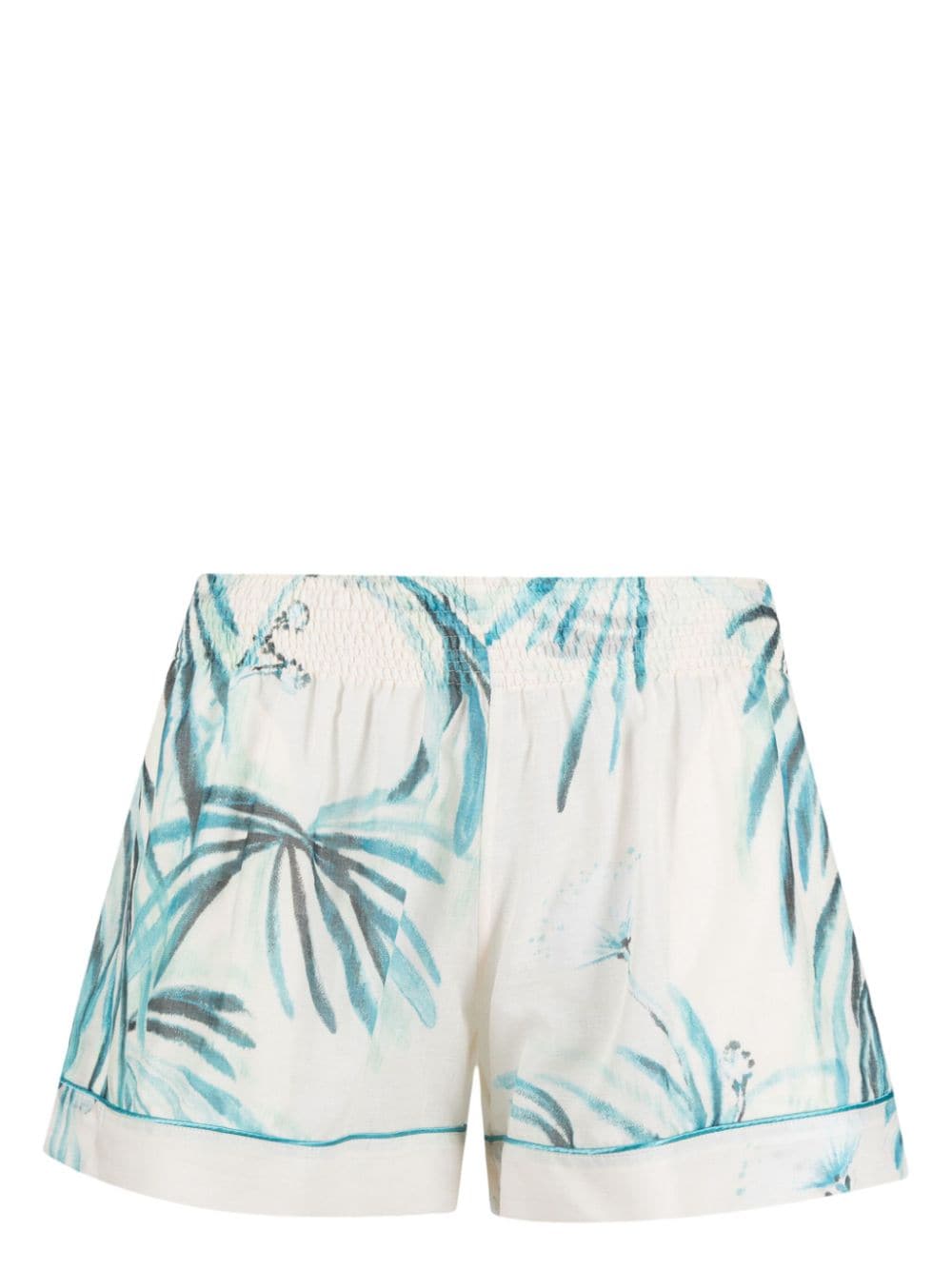 F.R.S For Restless Sleepers botanical-print cotton shorts - White von F.R.S For Restless Sleepers
