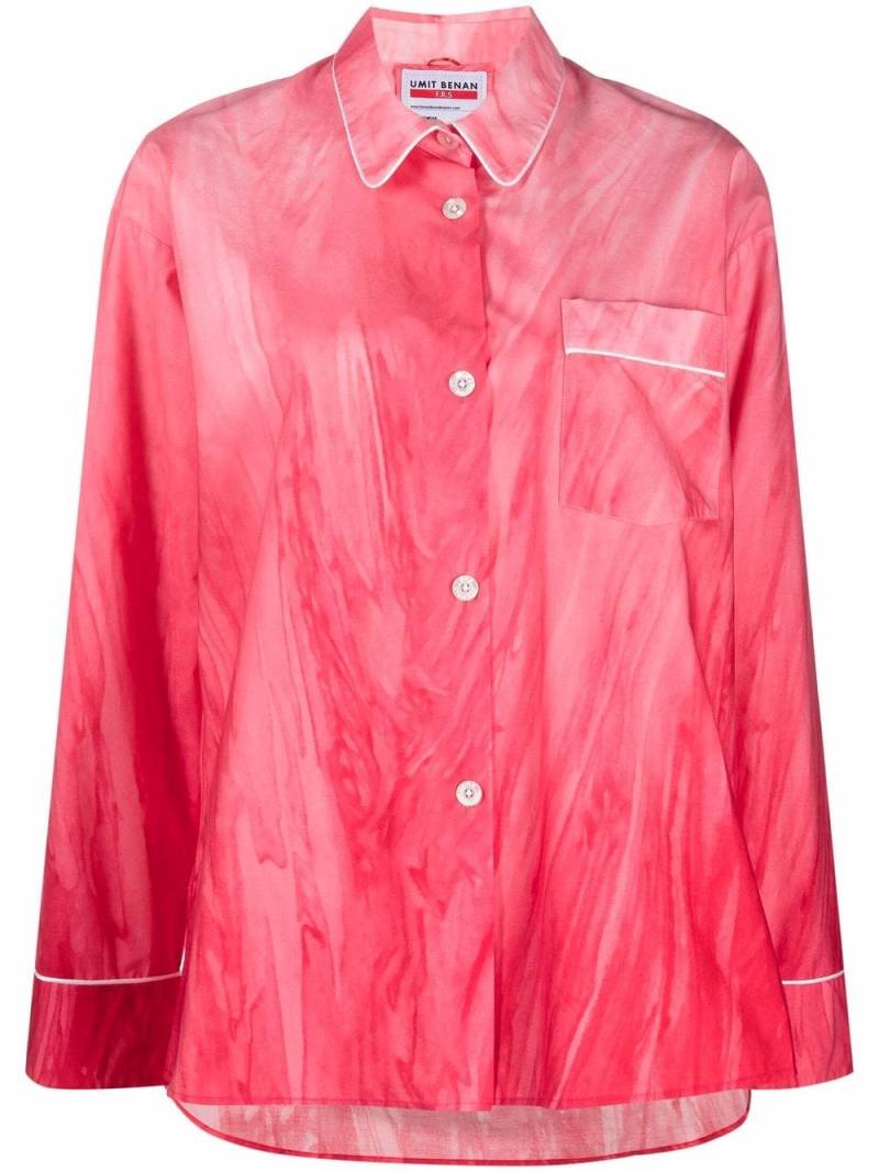 F.R.S For Restless Sleepers pipe-trim pajama shirt - Pink von F.R.S For Restless Sleepers
