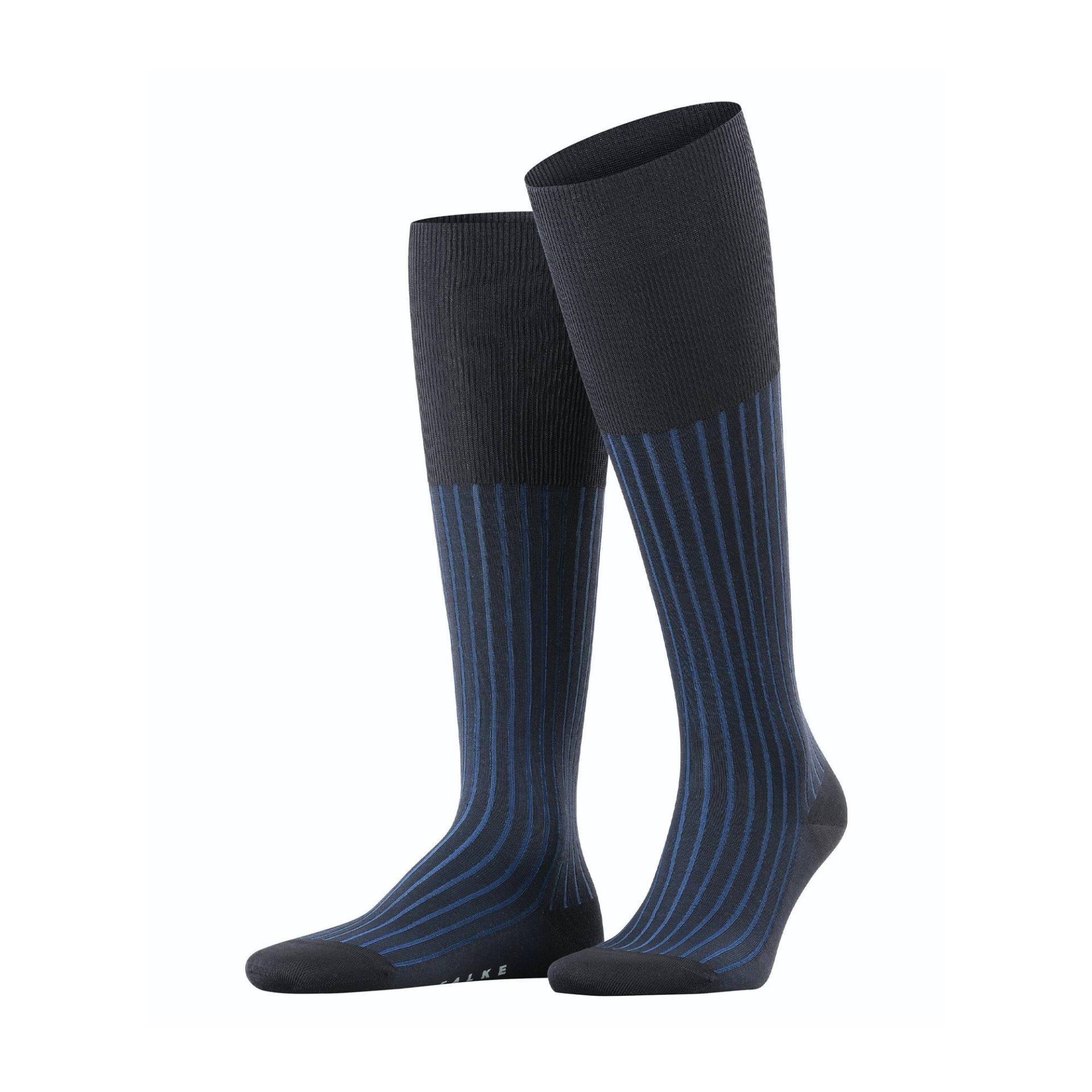 Knielange Socken Herren Nachtblau 41-42 von FALKE