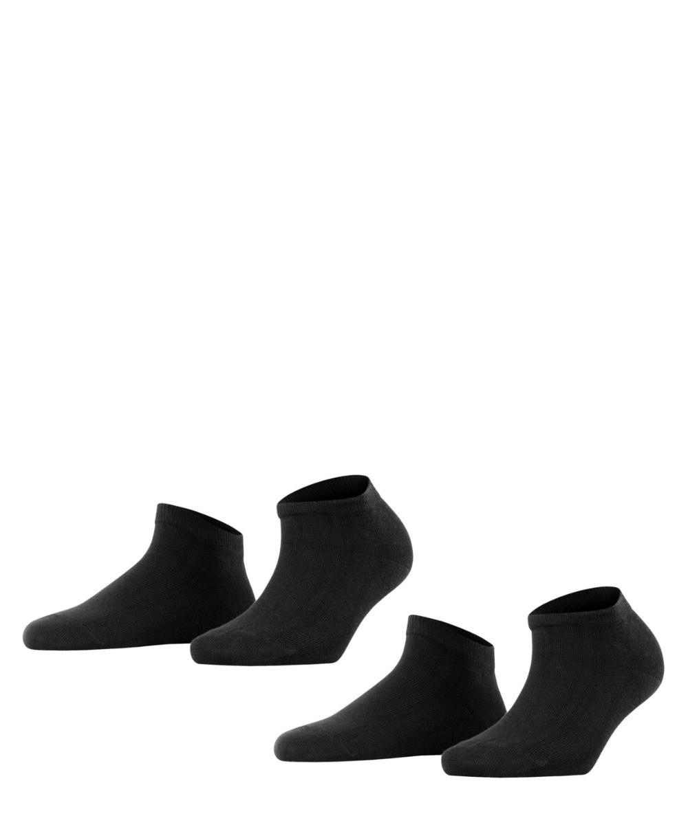 Happy 2p Damen Schwarz 39-42 von FALKE