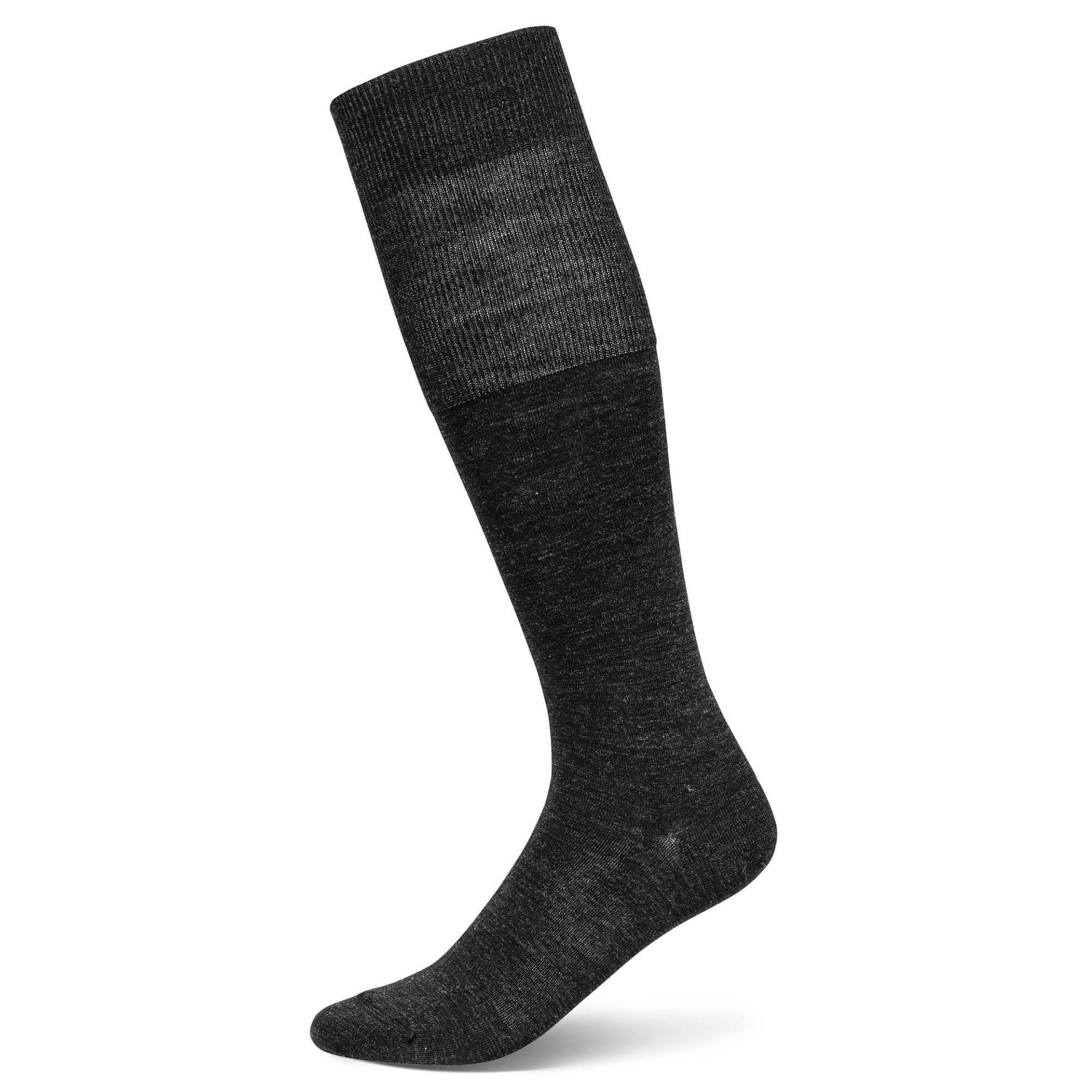 Knielange Socken Herren Anthrazit 45-46 von FALKE