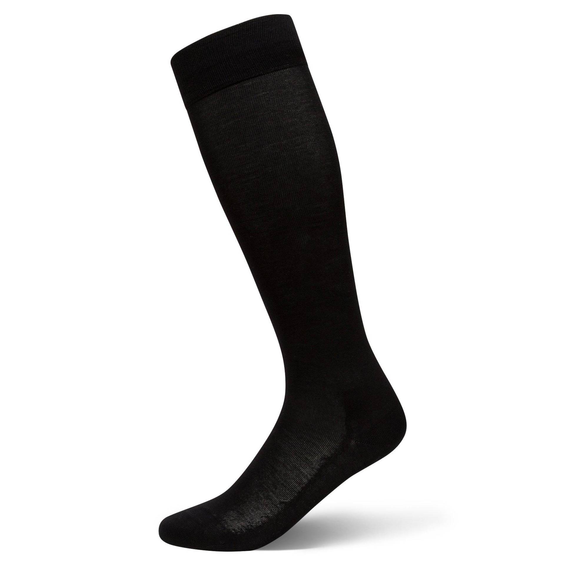 Knielange Socken Herren Black 45-46 von FALKE
