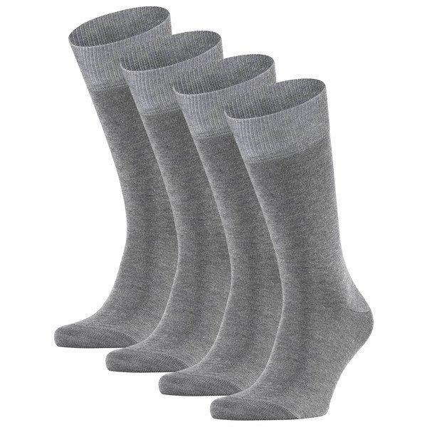 Socken 4er Pack-falke Happy Dp So Herren Grau 39-42 von FALKE