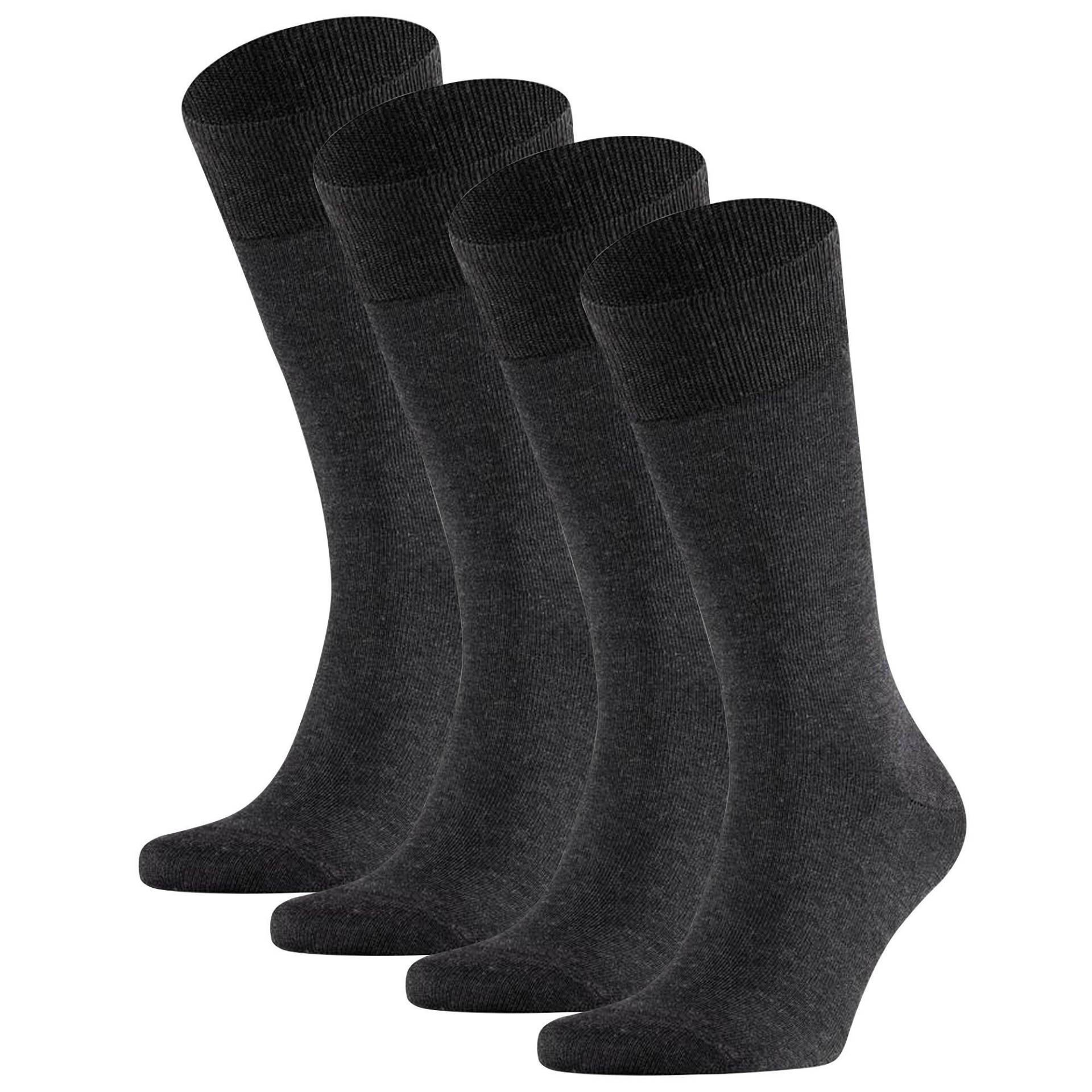 Socken 4er Pack-falke Happy Dp So Herren Taubengrau 39-42 von FALKE