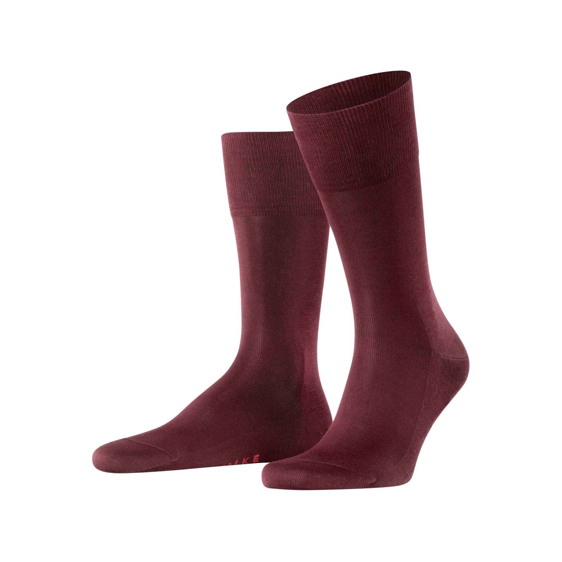 Wadenlange Socken Herren Bordeaux  39-40 von FALKE