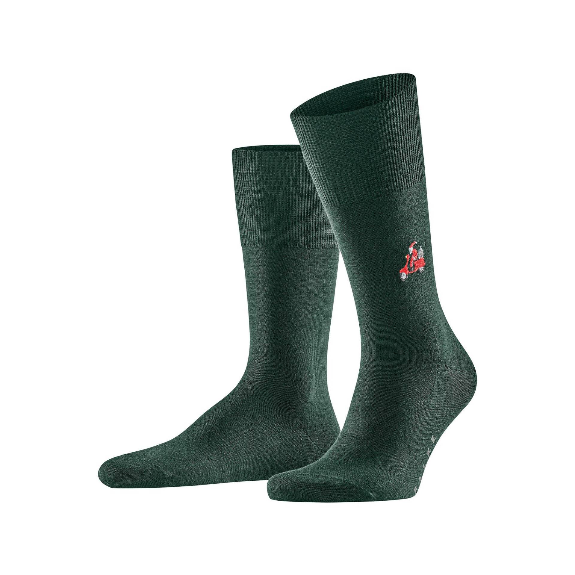 Wadenlange Socken Herren Waldgrün 39-40 von FALKE