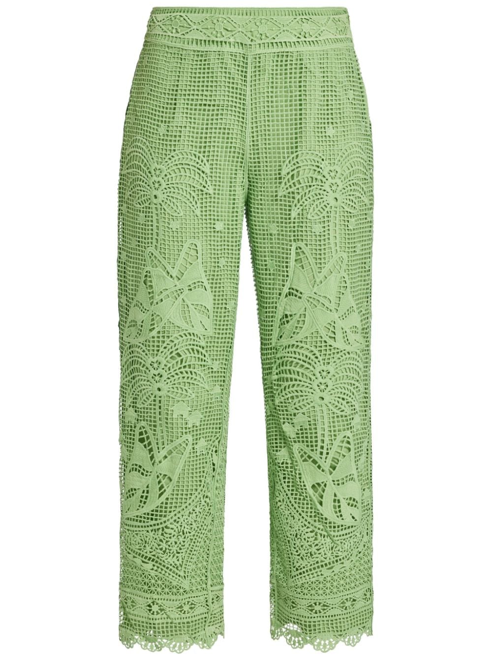 FARM Rio Guipire embroidered trousers - Green von FARM Rio