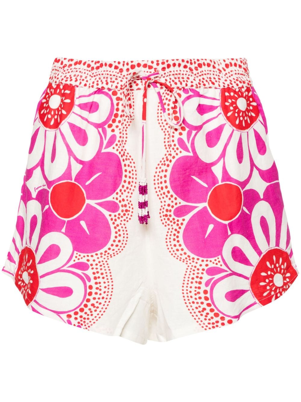 FARM Rio Maia floral-print shorts - White von FARM Rio