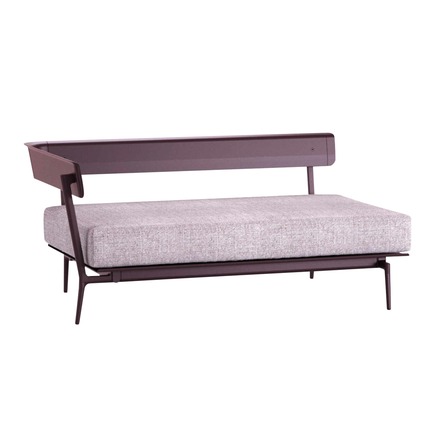 Aikana 2er Sofa, Farbe powder grey (pulvergrau), Stoff range 1 solids, dove grey (grau-braun), Ausführung armlehne rechts/sitzend links von FAST