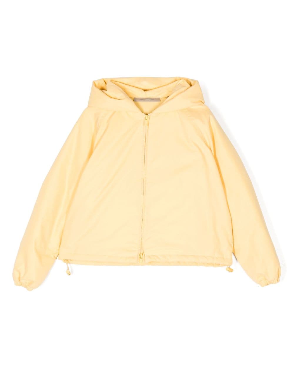 FEAR OF GOD ESSENTIALS KIDS Fullzip logo-print hoodie - Yellow von FEAR OF GOD ESSENTIALS KIDS