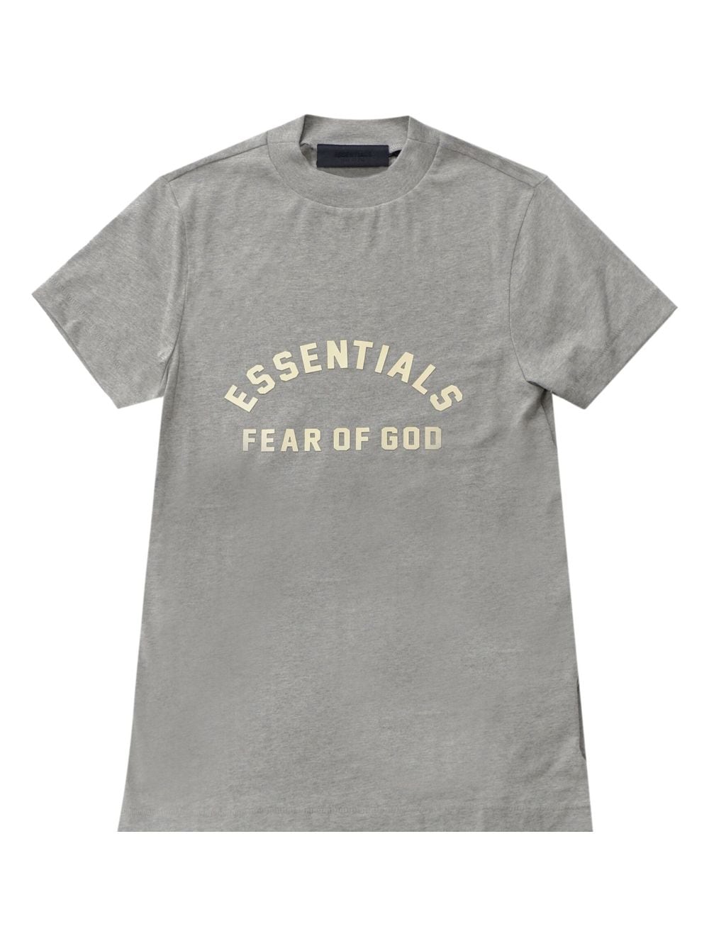 FEAR OF GOD ESSENTIALS KIDS logo-print cotton T-shirt dress - Grey von FEAR OF GOD ESSENTIALS KIDS