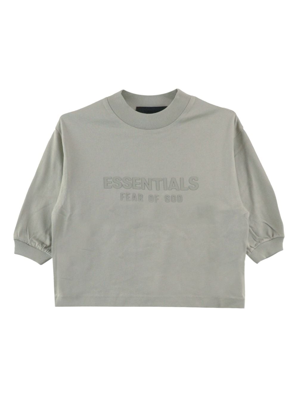 FEAR OF GOD ESSENTIALS KIDS logo-print cotton sweatshirt - Neutrals von FEAR OF GOD ESSENTIALS KIDS