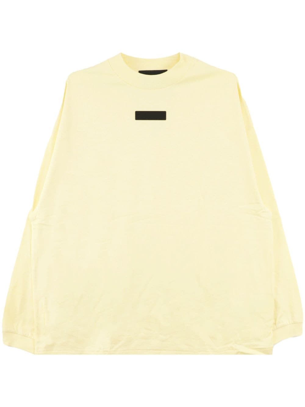 FEAR OF GOD ESSENTIALS logo-appliqué cotton T-shirt - Yellow von FEAR OF GOD ESSENTIALS