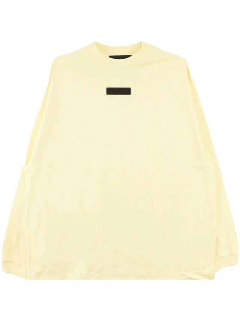 FEAR OF GOD ESSENTIALS logo-appliqué cotton T-shirt - Yellow von FEAR OF GOD ESSENTIALS