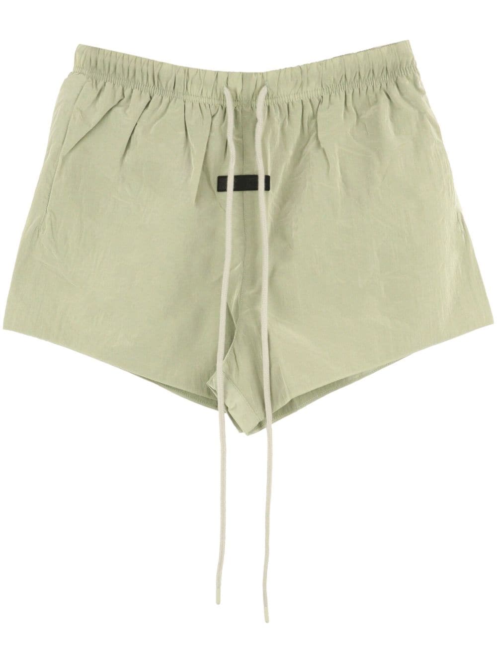 FEAR OF GOD ESSENTIALS logo-appliqué shorts - Neutrals von FEAR OF GOD ESSENTIALS