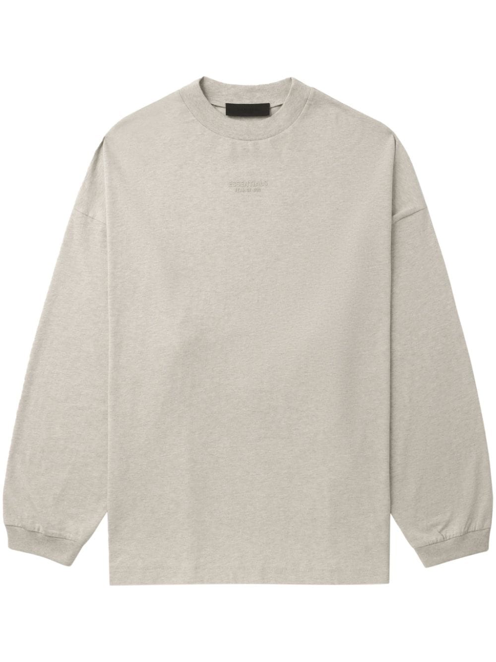 FEAR OF GOD ESSENTIALS logo-embossed jersey sweatshirt - Grey von FEAR OF GOD ESSENTIALS