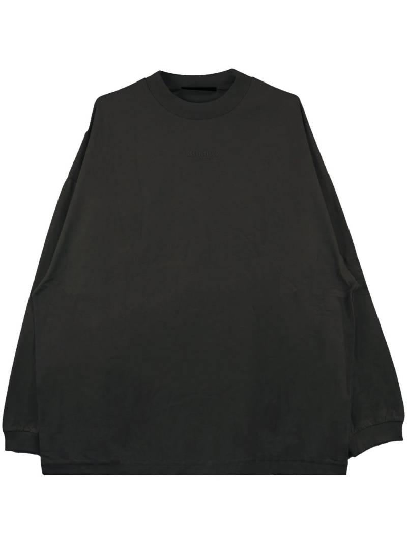 FEAR OF GOD ESSENTIALS logo-embroidered long-sleeve T-shirt - Black von FEAR OF GOD ESSENTIALS
