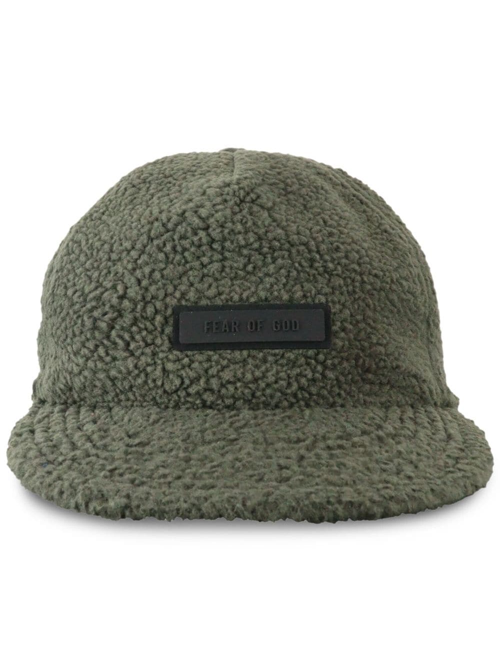 FEAR OF GOD ESSENTIALS logo-patch fleece baseball cap - Green von FEAR OF GOD ESSENTIALS