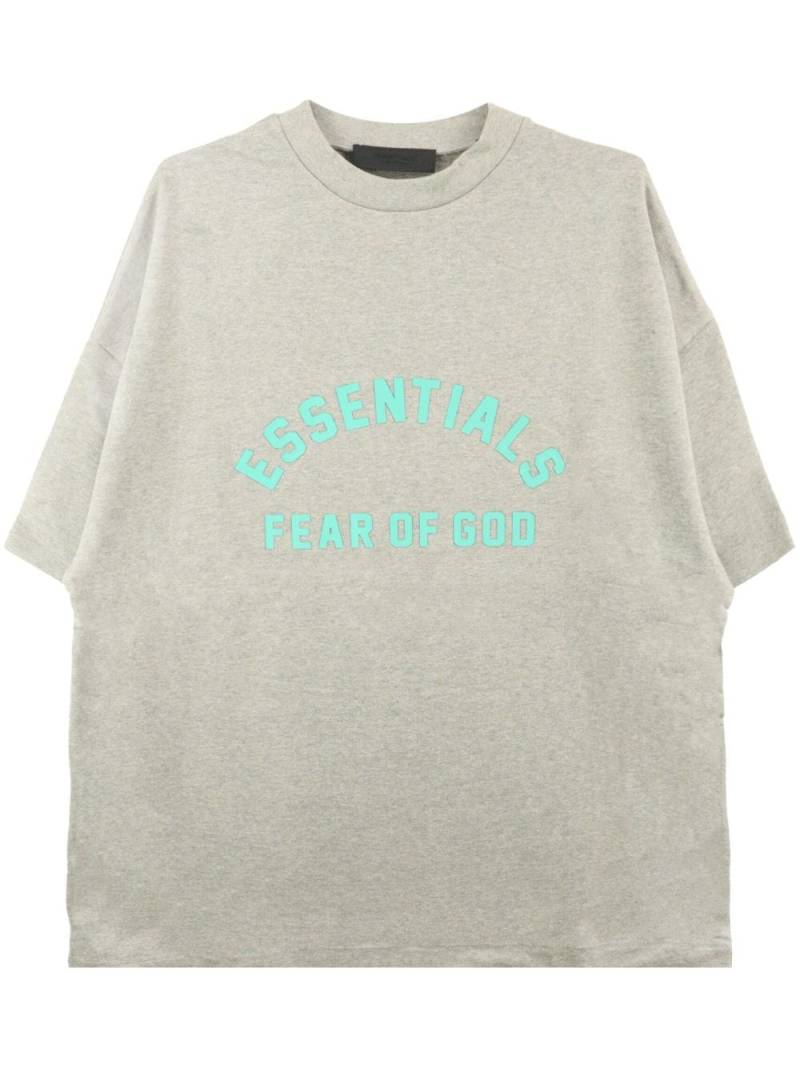 FEAR OF GOD ESSENTIALS logo-print cotton T-shirt - Grey von FEAR OF GOD ESSENTIALS