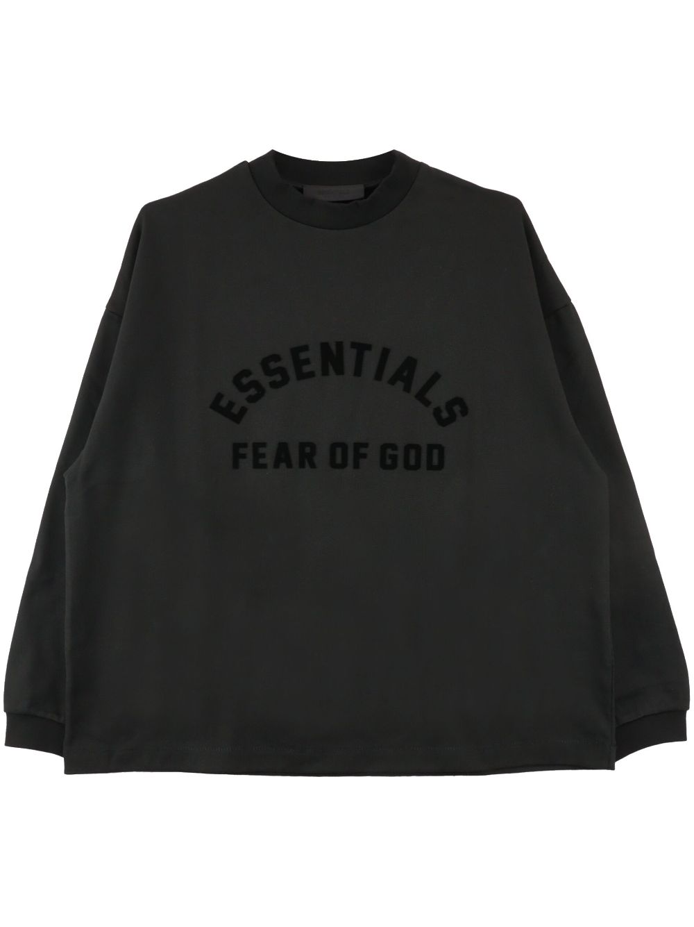 FEAR OF GOD ESSENTIALS logo-print cotton sweatshirt - Black von FEAR OF GOD ESSENTIALS