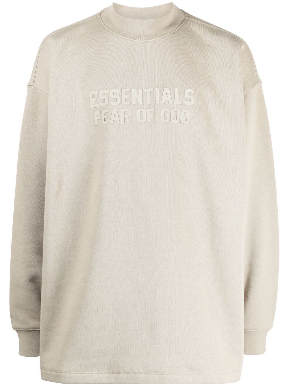 FEAR OF GOD ESSENTIALS logo-print crewneck sweatshirt - Grey von FEAR OF GOD ESSENTIALS