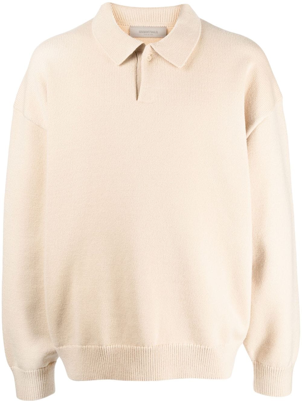 FEAR OF GOD ESSENTIALS long-sleeve polo top - Yellow von FEAR OF GOD ESSENTIALS