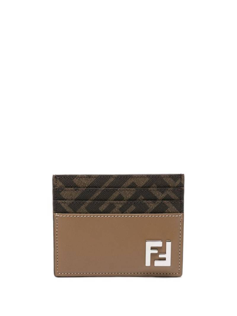 FENDI FF monogram cardholder - Brown von FENDI