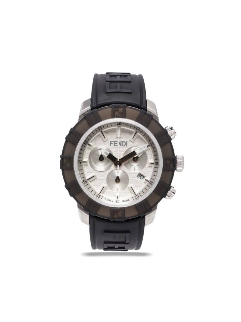 FENDI Fendastic 45mm chronograph watch - Black von FENDI