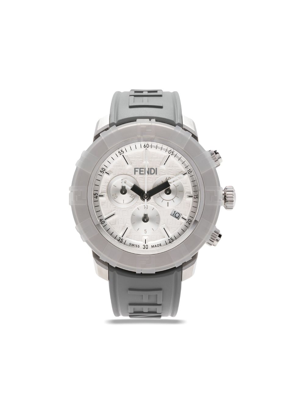 FENDI Fendastic 45mm chronograph watch - Silver von FENDI