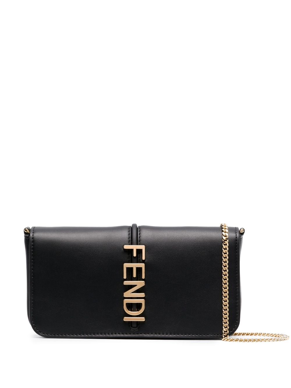 FENDI Fendigraphy leather wallet - Black von FENDI
