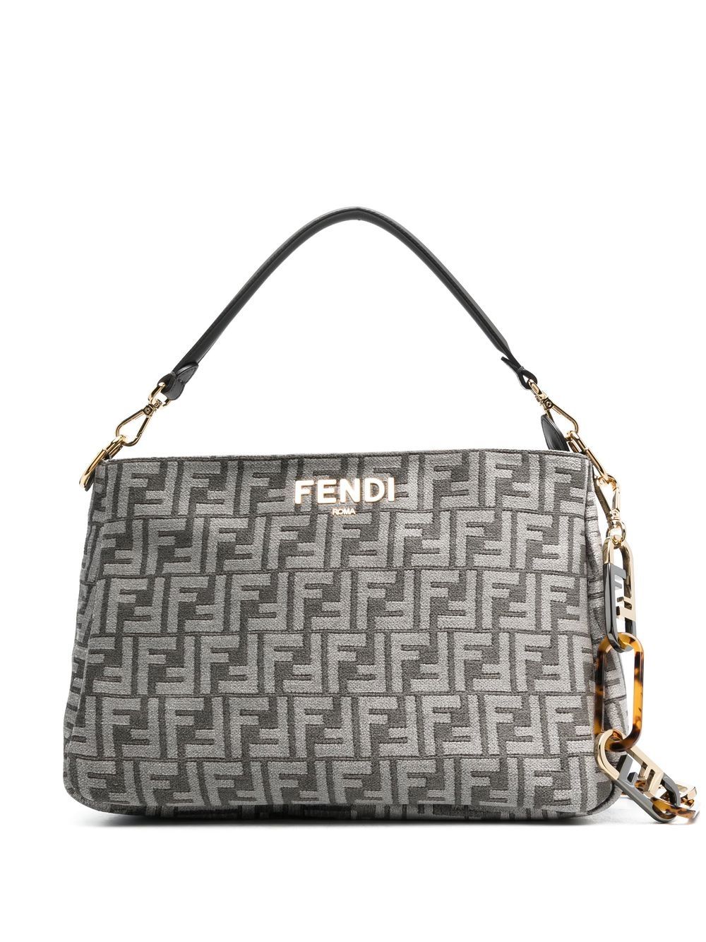 FENDI O'Lock FF-monogram tote bag - Grey von FENDI