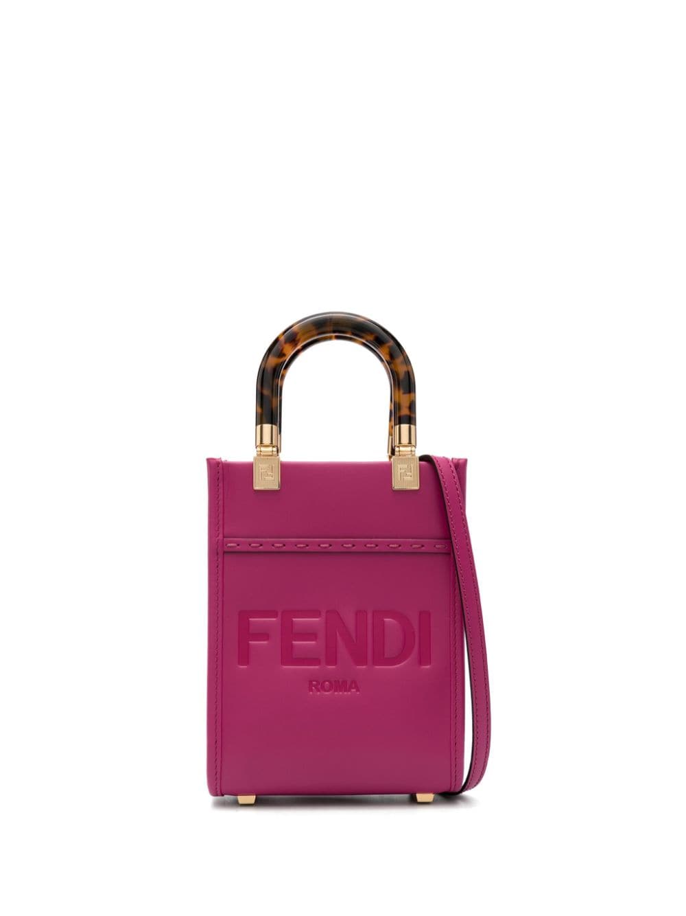 FENDI Sunshine leather tote bag - Pink von FENDI