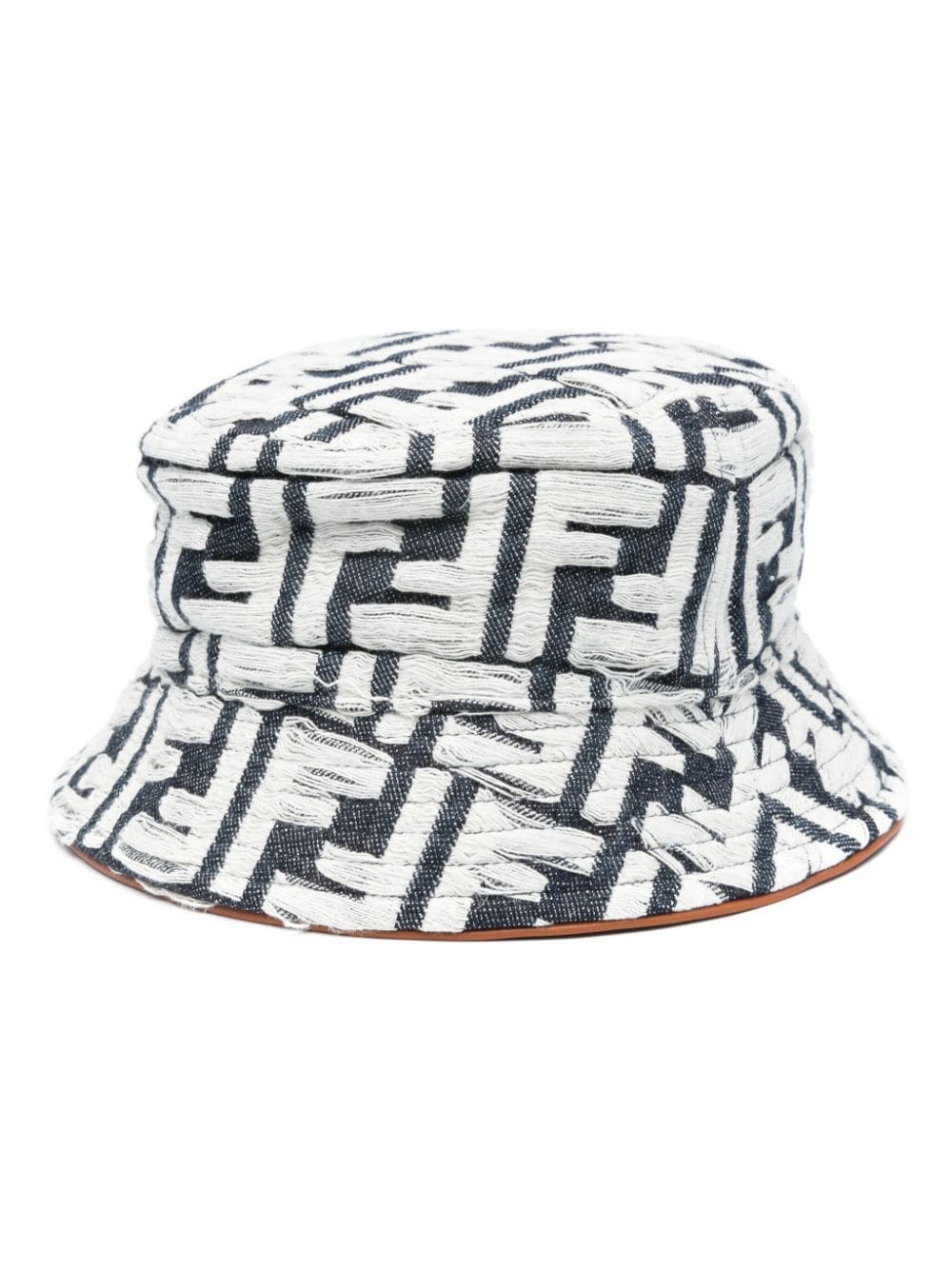 FENDI Zucca-jacquard cotton bucket hat - Blue von FENDI