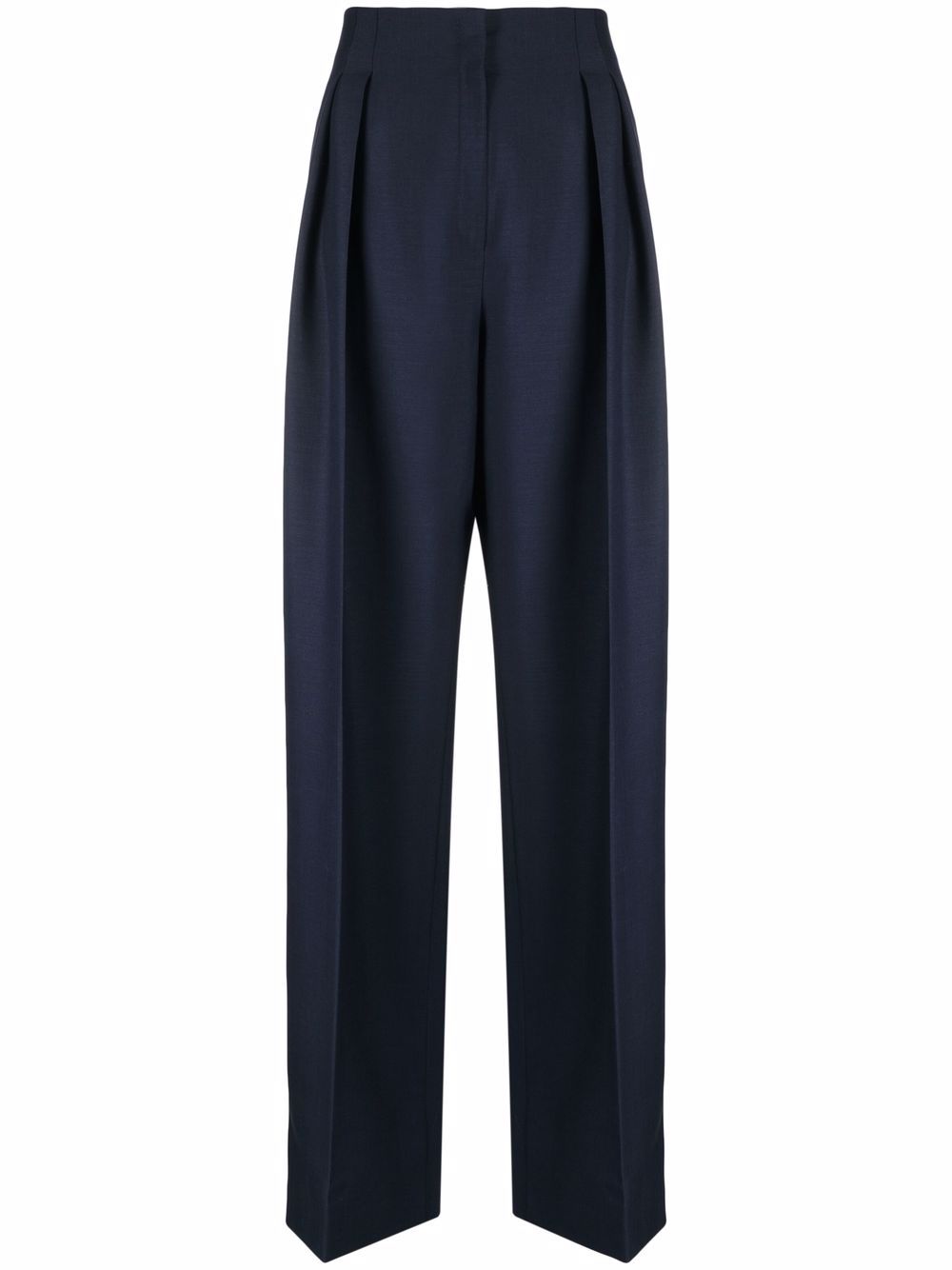 FENDI high-waist darted trousers - Blue von FENDI