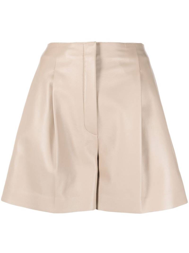 FENDI high-waisted A-line shorts - Neutrals von FENDI