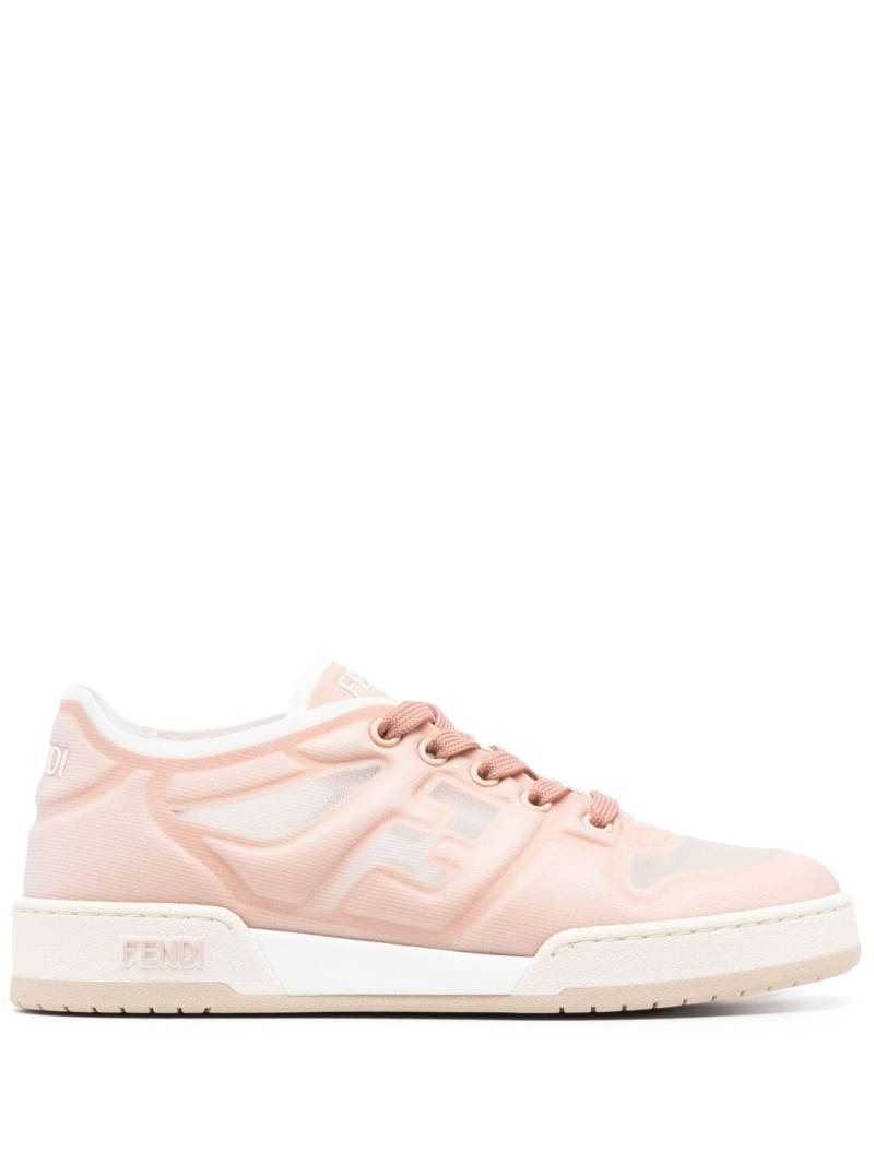 FENDI logo embossed sneakers - Pink von FENDI