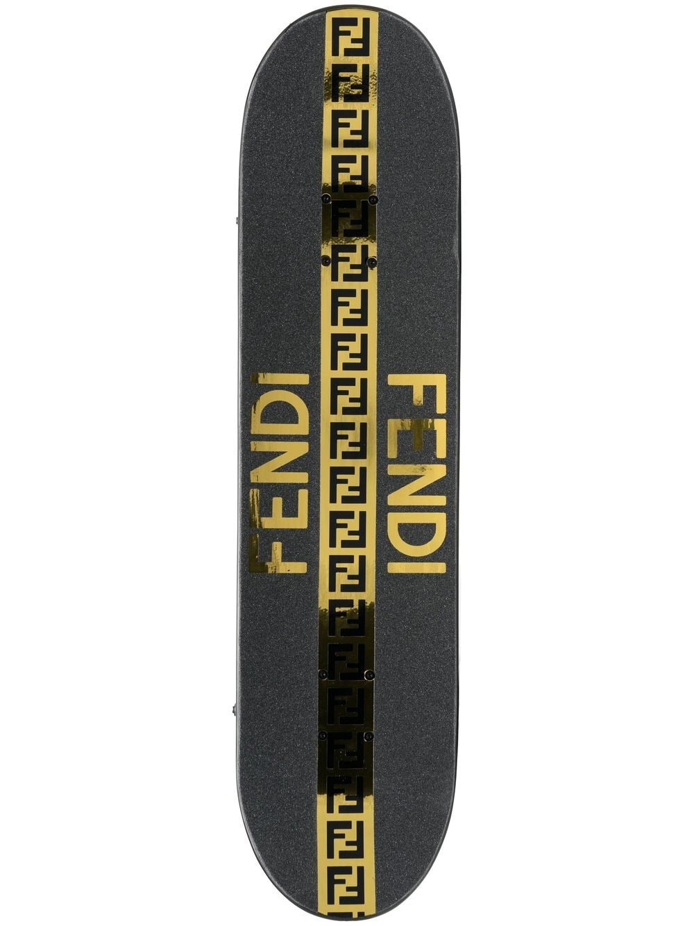 FENDI logo-print skateboard - Black von FENDI