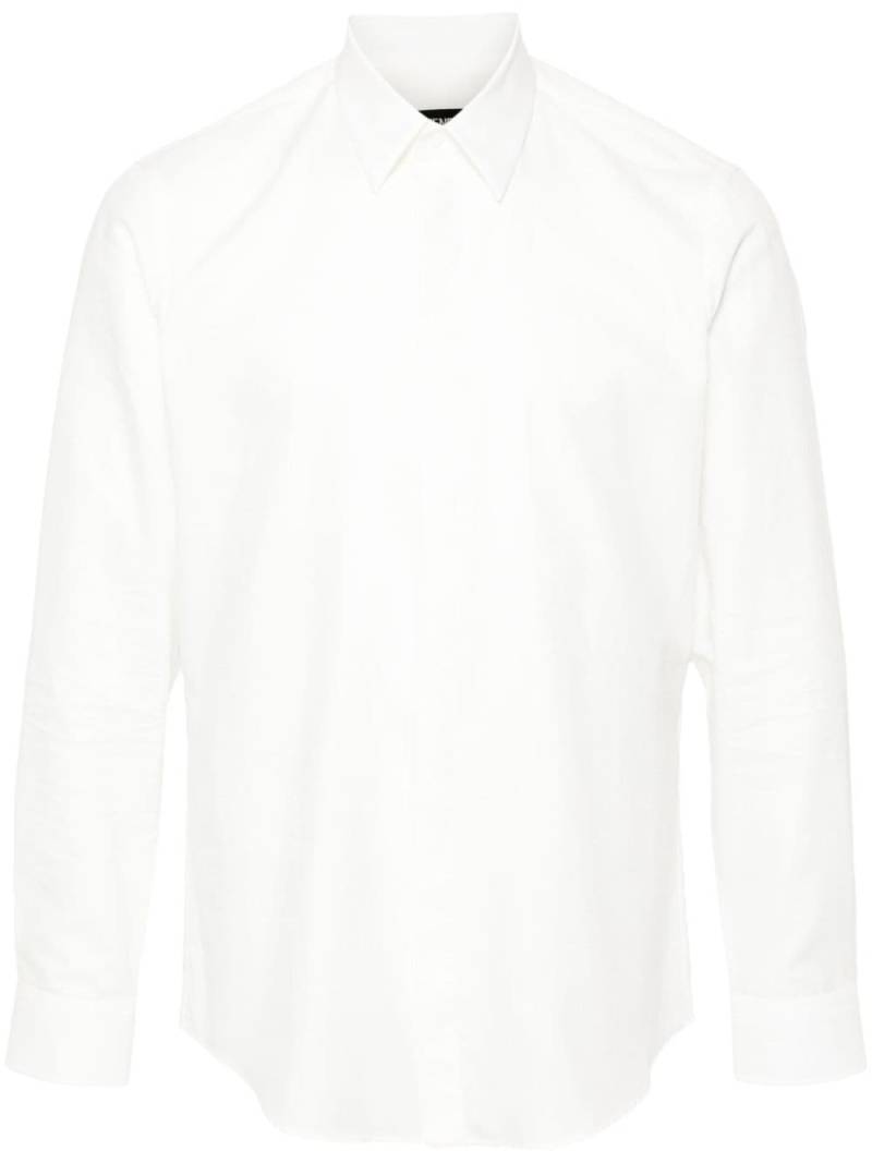 FENDI long-sleeve cotton shirt - White von FENDI