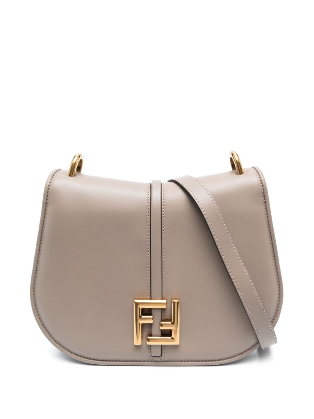 FENDI medium C’mon leather satchel bag - Brown von FENDI