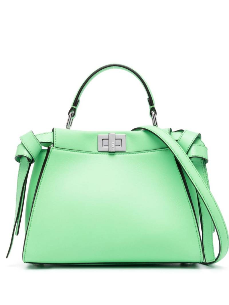 FENDI mini Peekaboo leather bag - Green von FENDI