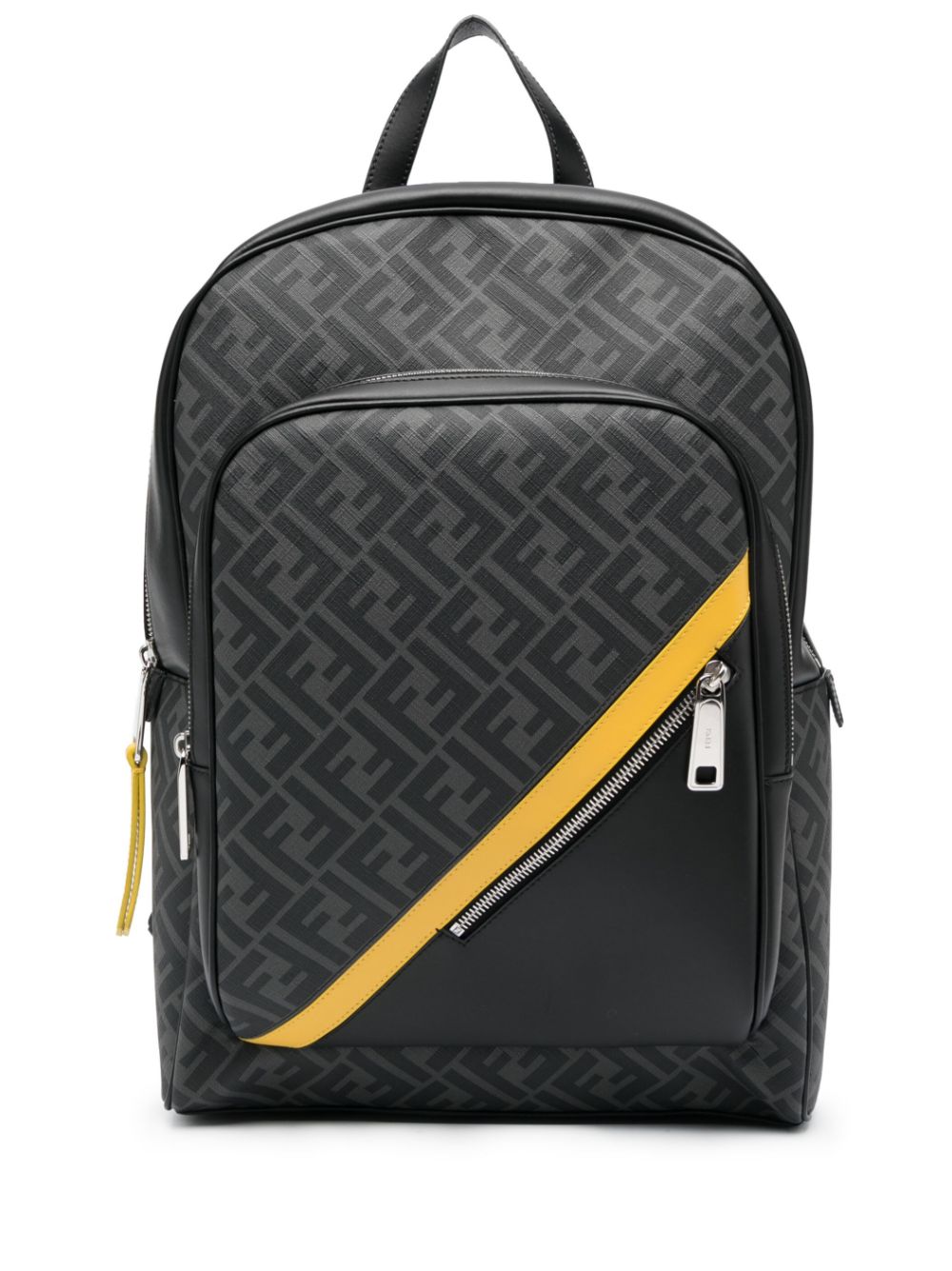 FENDI monogram-pattern backpack - Black von FENDI