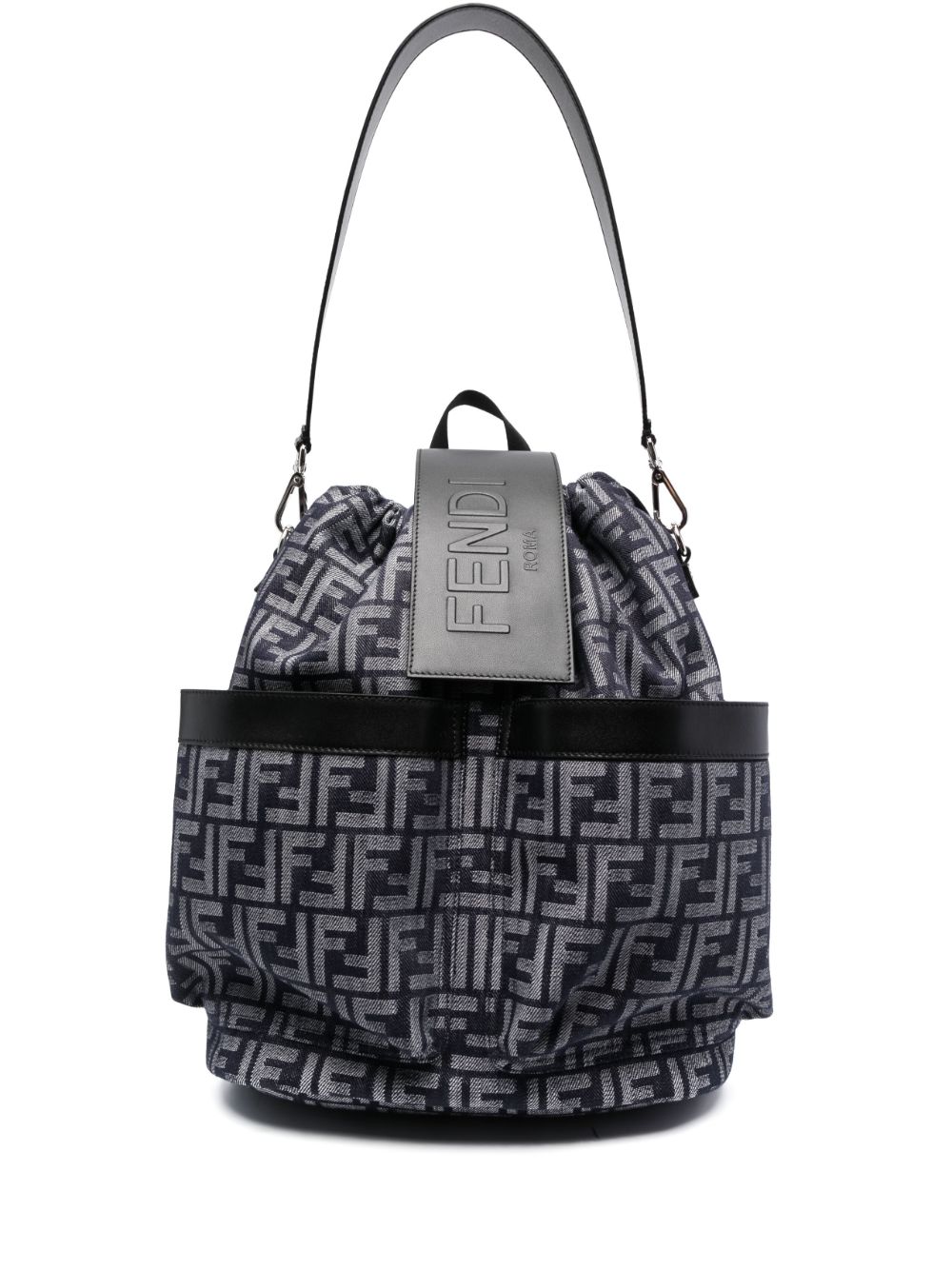 FENDI monogram-pattern backpack - Blue von FENDI