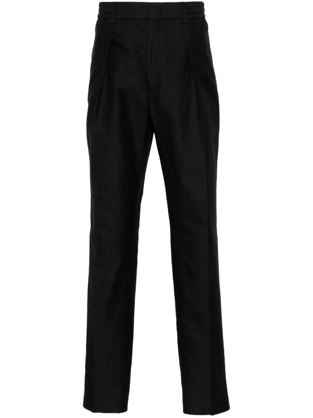 FENDI pleat-detail trousers - Black von FENDI