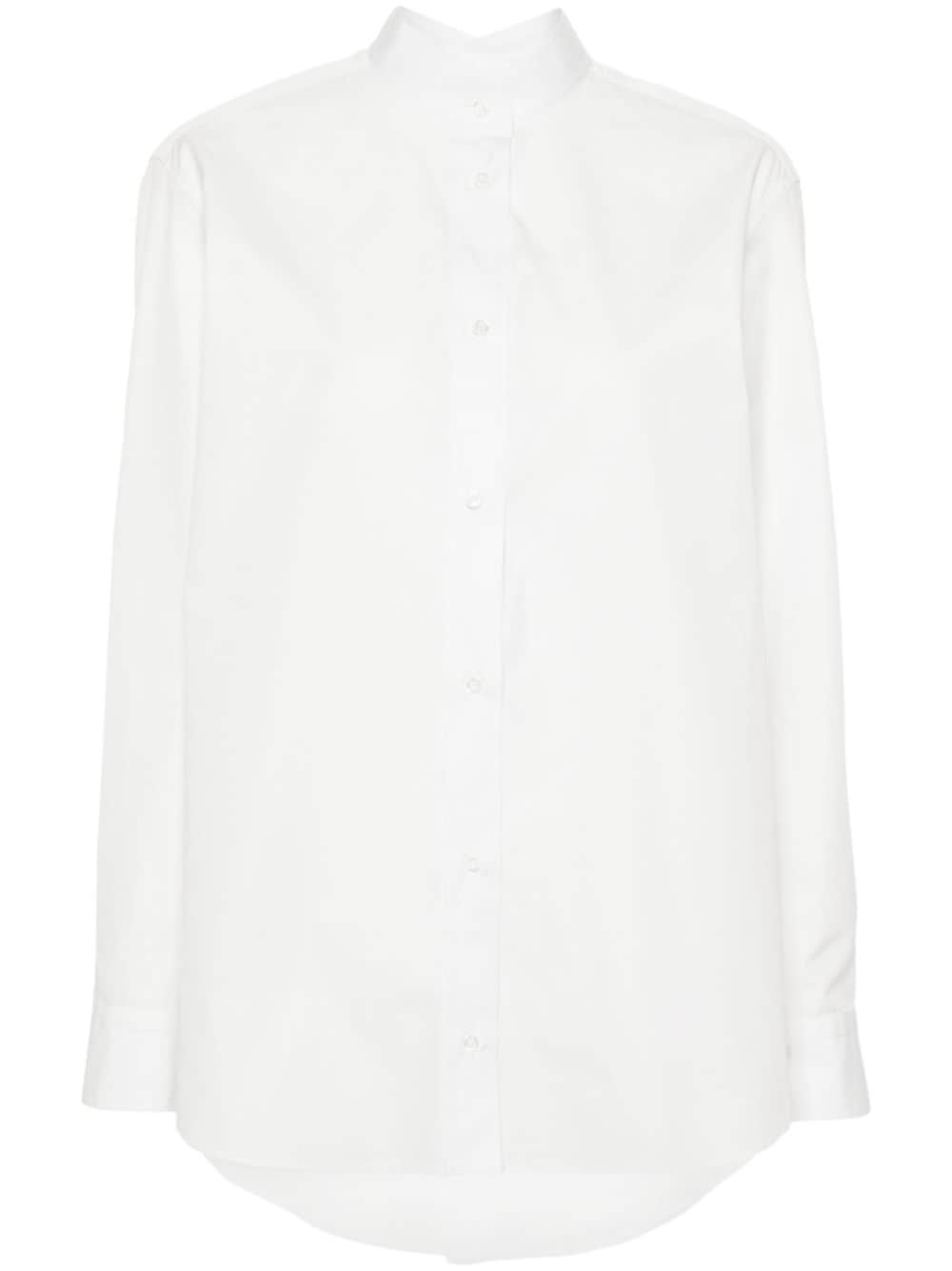 FENDI poplin cotton shirt - White von FENDI