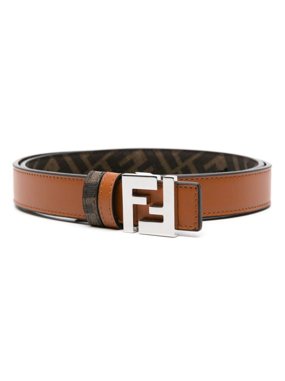 FENDI reversible FF-pattern belt - Brown von FENDI