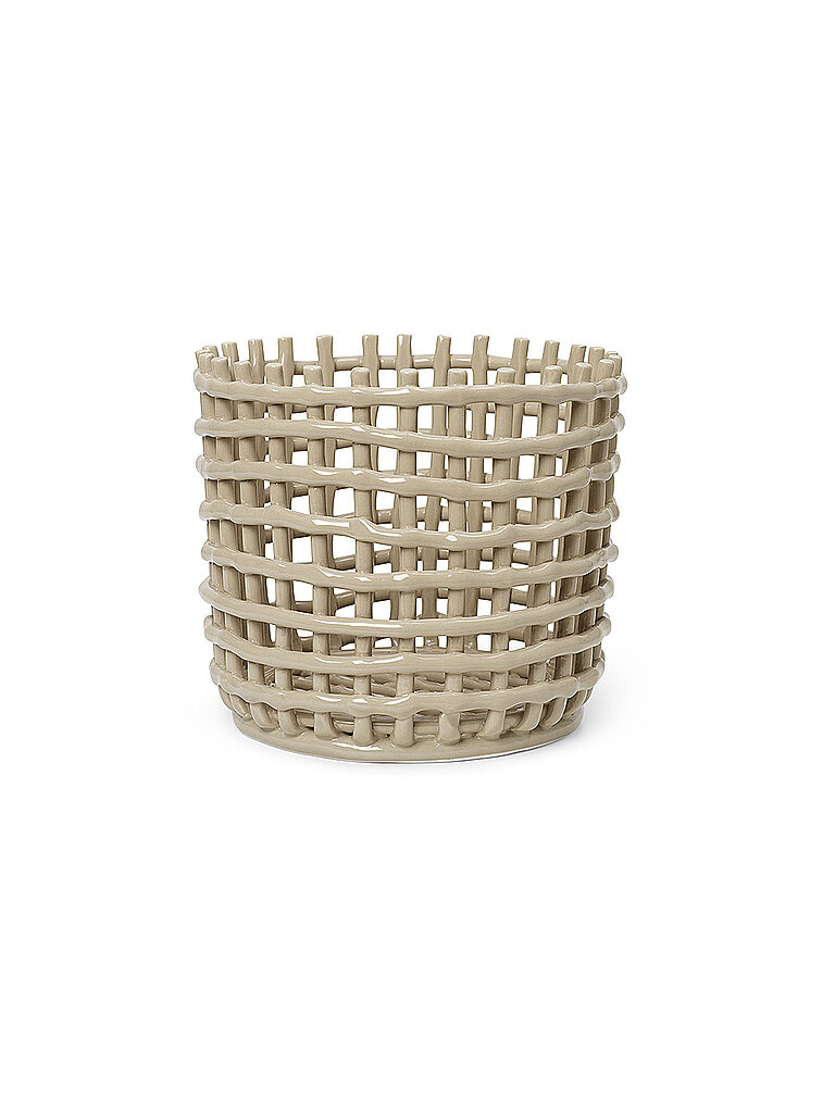 FERM LIVING Keramik Korb Large Cashmere beige FERM LIVING Keramik Korb Large Cashmere beige von FERM LIVING