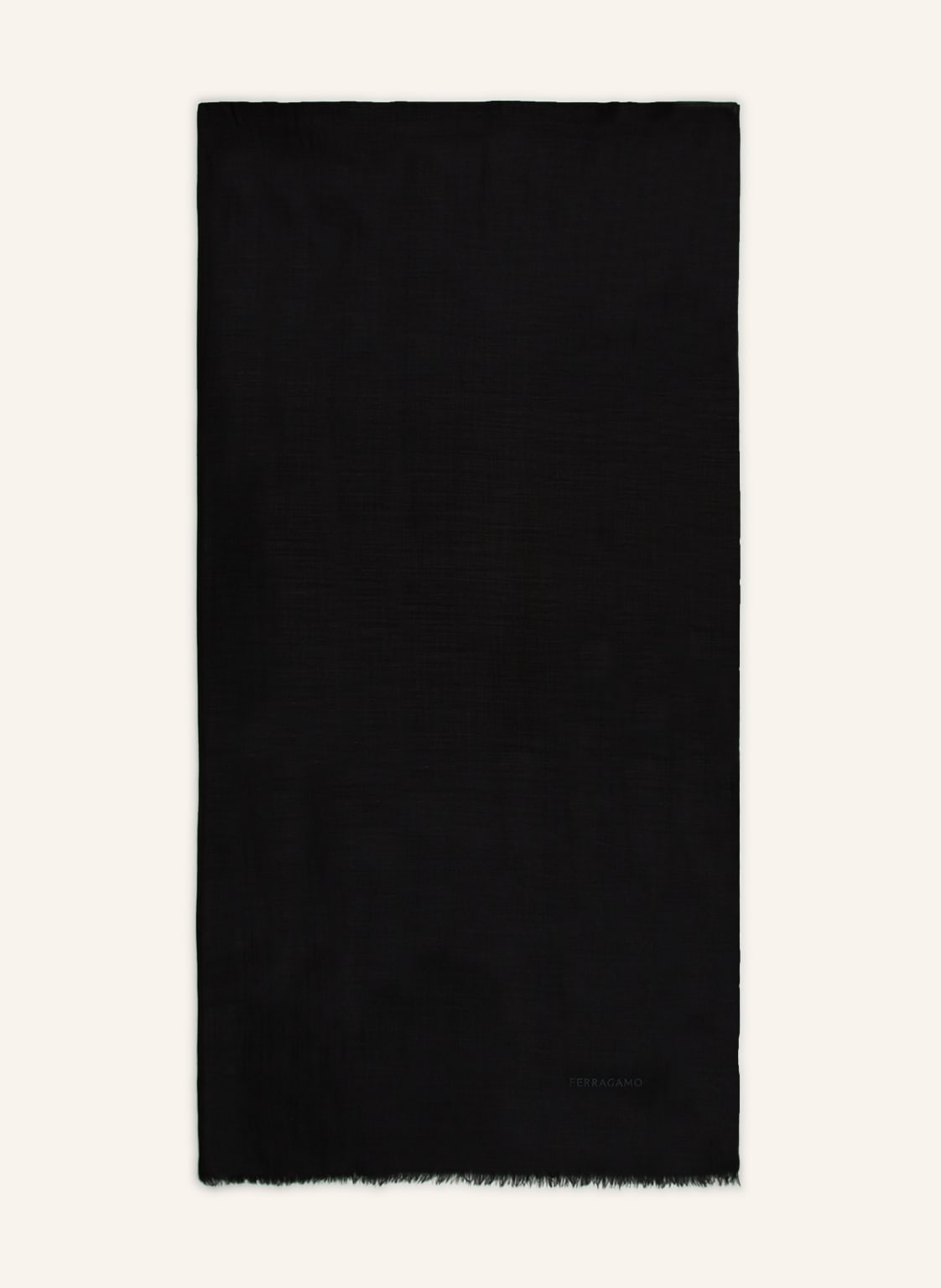 Ferragamo Cashmere-Schal schwarz von FERRAGAMO