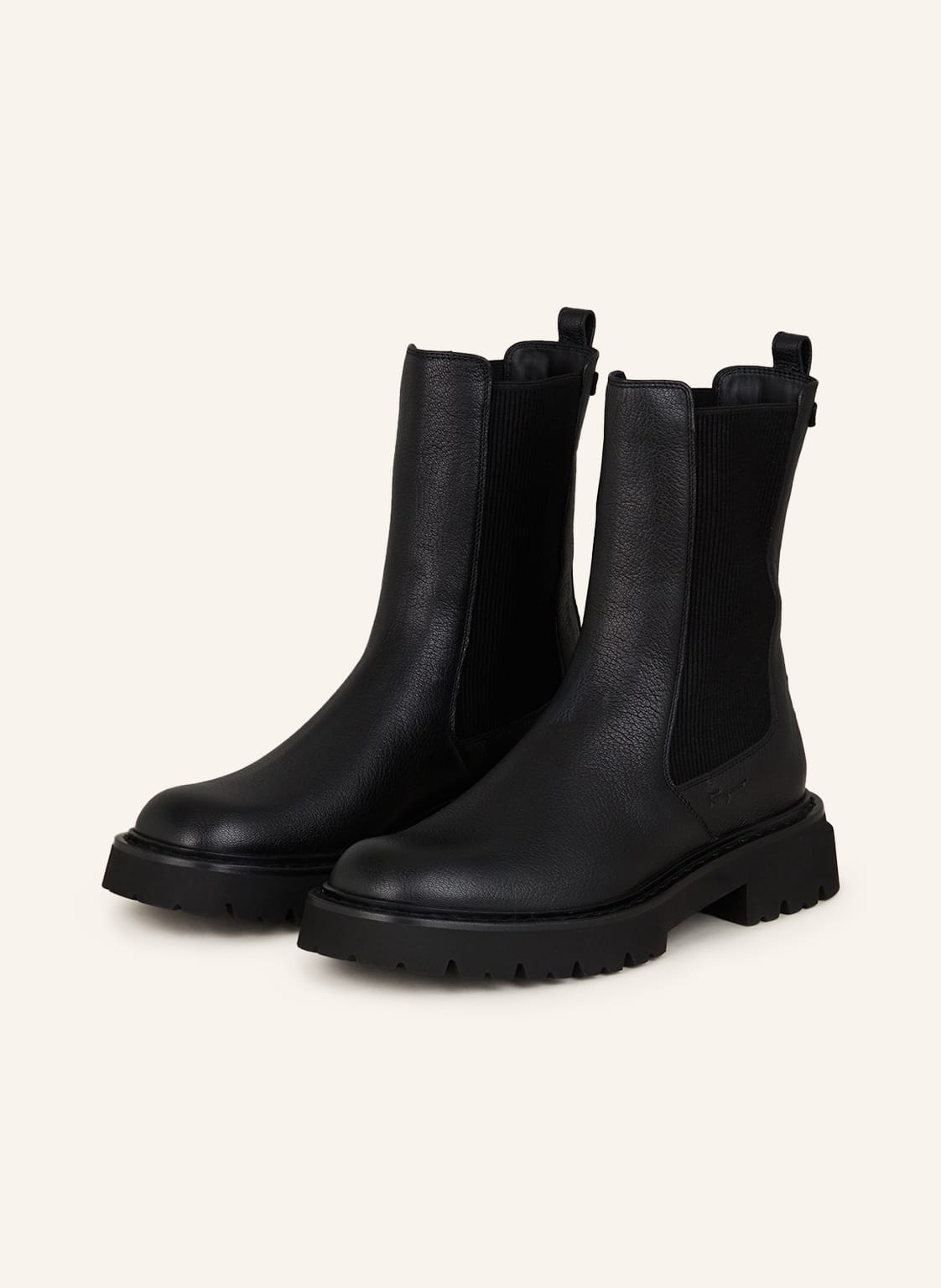 Ferragamo Chelsea-Boots Oderico schwarz von FERRAGAMO